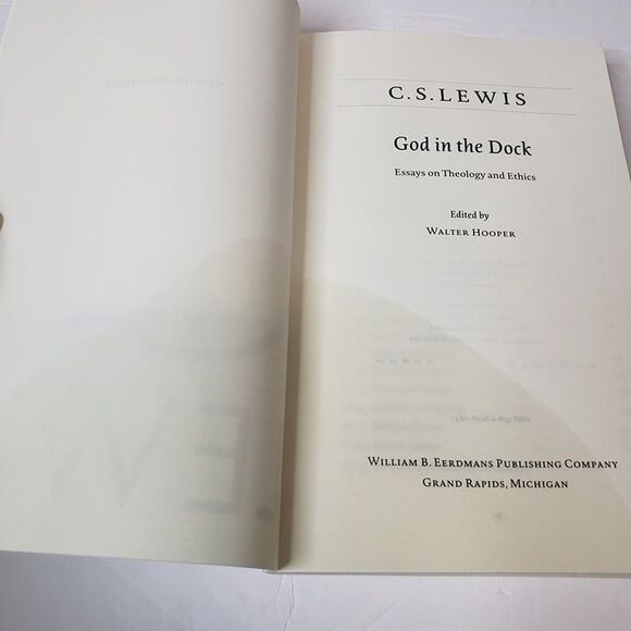 C S Lewis God in the Dock Book PB Christian Non Fiction Eerdmans Publishing - Picture 4 of 9
